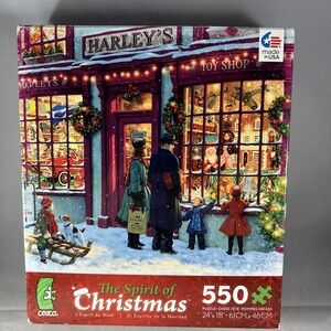 Ceaco Spirit Of Christmas Jigsaw Puzzle 550 Piece Multi-Color Holiday USA